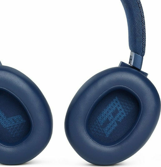 JBL Live 660NC Wireless / Wired Over Ear Headphones with 50 hours of Operation and Quick Charge Blue