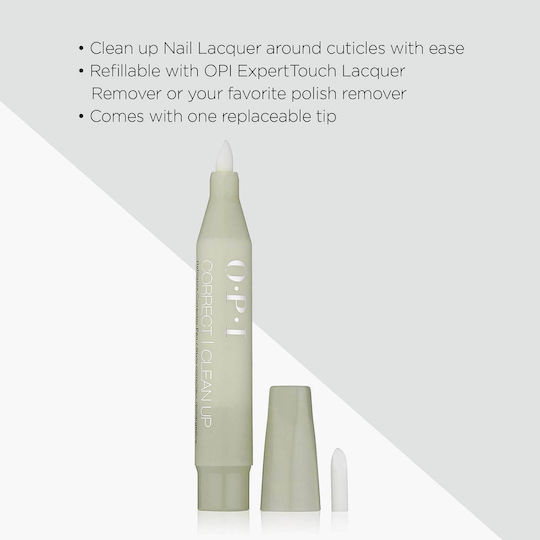 OPI Correct & Clean Up Refillable Corrector Pen Διορθωτικό Στυλό