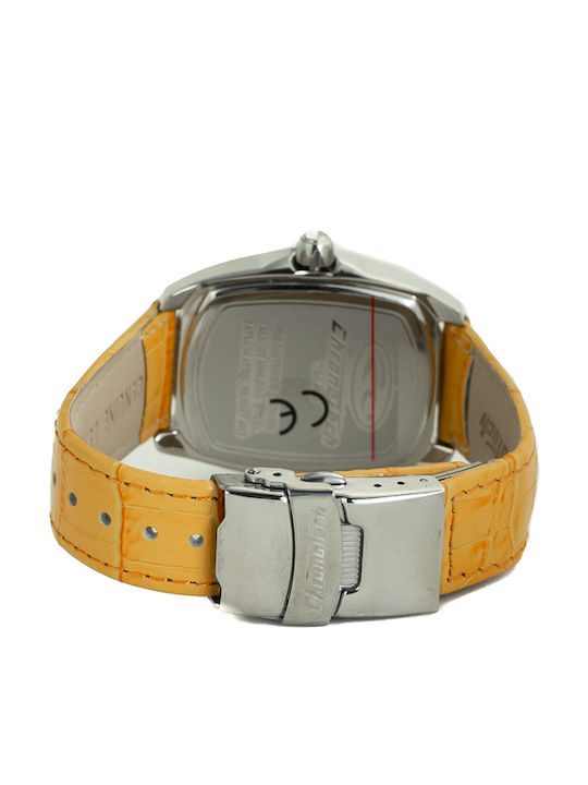 Chronotech Ρολόι Μπαταρίας με Δερμάτινο Λουράκι Chronotech Ρολόι Μπαταρίας με Δερμάτινο Λουράκι