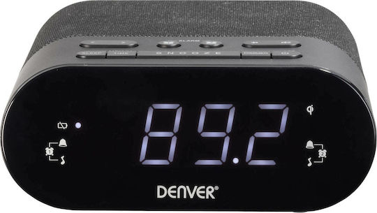 Denver Επιτραπέζιο Ψηφιακό Ρολόι με Ξυπνητήρι, Ραδιόφωνο και Ασύρματη Φόρτιση CRQ-107 Denver Επιτραπέζιο Ψηφιακό Ρολόι με Ξυπνητήρι, Ραδιόφωνο και Ασύρματη Φόρτιση CRQ-107