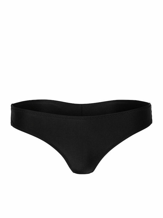 Simply Solid Cheekini Bikini Brazil Black