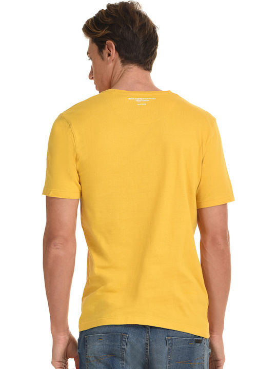 Biston Men's Short Sleeve T-shirt Yellow