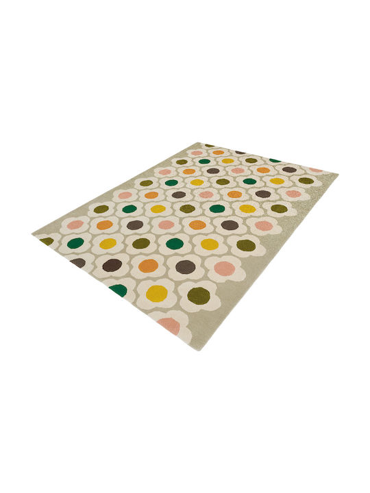 Orla Kiely Spot Flower Handgefertigt Teppich Rechteckig Wolle 060404 Multi