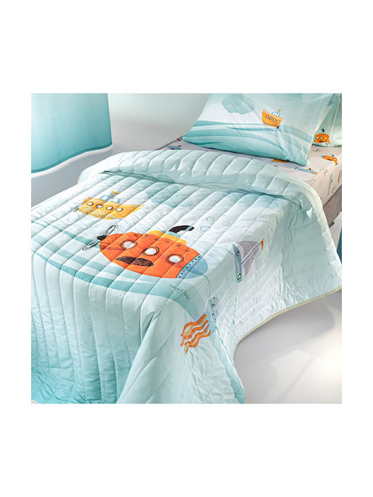 Saint Clair Kids Duvet Single Sub Light Blue 160x220cm