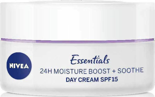 Nivea Essentials 24h Cream Face Day with SPF15 50ml