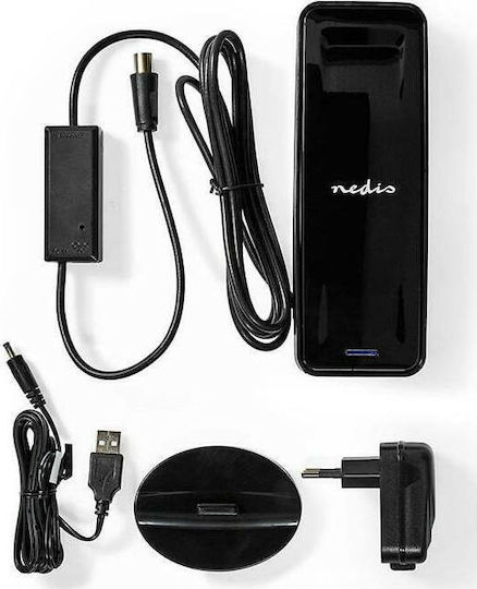 Nedis ANIR1504BK700 Εσωτερική Κεραία Τηλεόρασης (δεν Απαιτεί Τροφοδοσία) Μαύρη