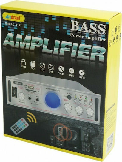 Andowl Ενισχυτής Karaoke Q-T112 Mini Q-T112 Γκρι