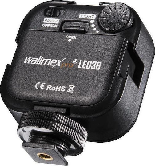 Walimex Pro Led Video Light 36 Dimmable Video Light 5500 - 6500K με Φωτεινότητα LUX 260 Lux