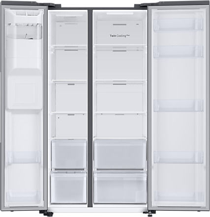 Samsung Side-by-Side Refrigerator 634lt Total NoFrost H178xW91.2xD71.6cm Inox RS67A8811S9/EF