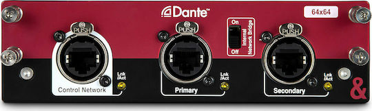 Allen & Heath Dante 64 x 64 Κάρτα Επέκτασης για Επαγγελματική Κάρτα Ήχου