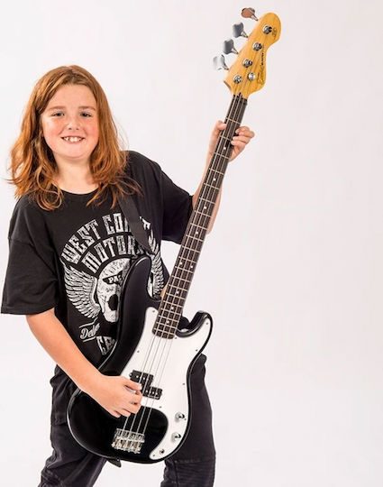 Encore Electric Bass E4BLK Alb