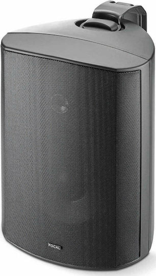 Focal 100 OD6 Passive Wall Installation Speaker 120W Piece 25.6x31.9x22.4cm Black
