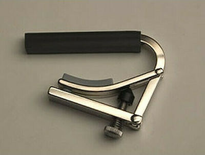 Shubb Metallic Clamp Capo for Classic Guitar C2 Original Capo Silver