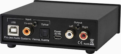 Pro-Ject Audio Pre Box S2 Digital DAC Schwarz