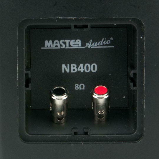 Master Audio NB400 Παθητικά Επιτοίχια Ηχεία (Ζεύγος) Μαύρα