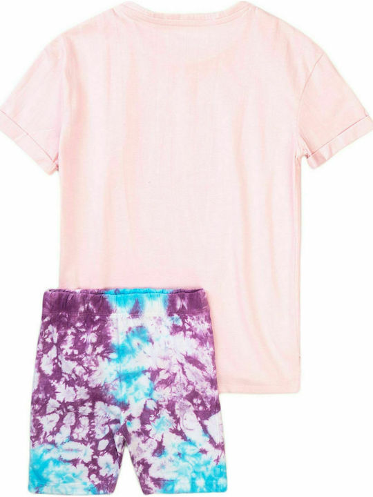 Minoti Kinder Set mit Shorts Sommer 2Stück Rosa