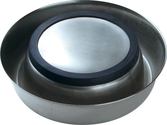 Ferplast Supernova 180 Stainless Steel Bowl Food & Water for Dog & Cat 1.6lt 26.3cm in Silver Color
