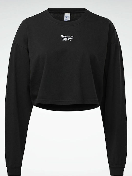 Winter Women's Cotton Blouse Long Sleeve Black