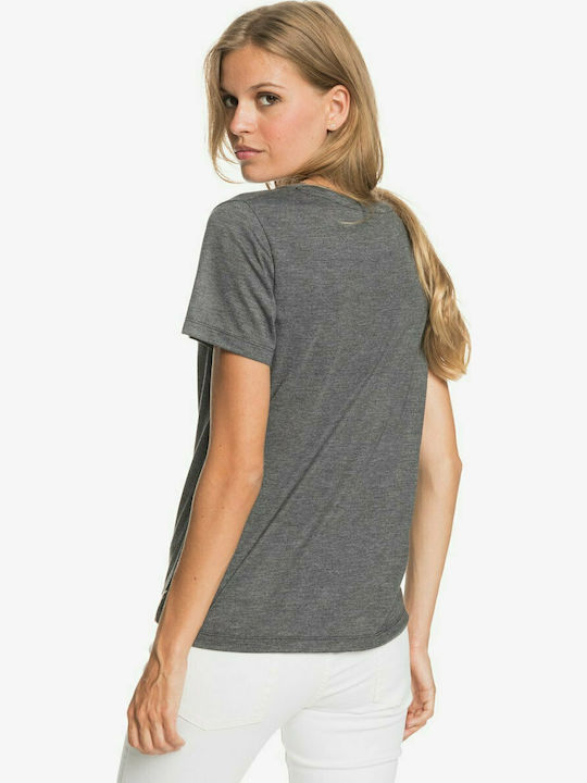 Roxy Damen Sportlich T-shirt Gray