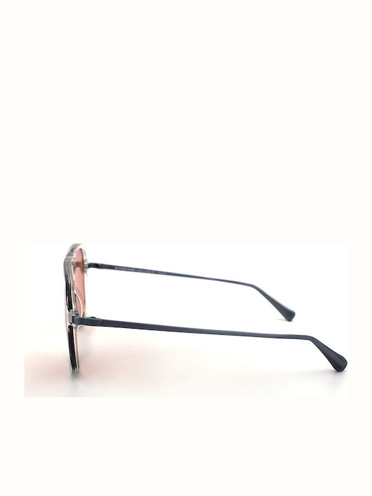 Borbonese Sunglasses with Transparent Plastic Frame BES921 04