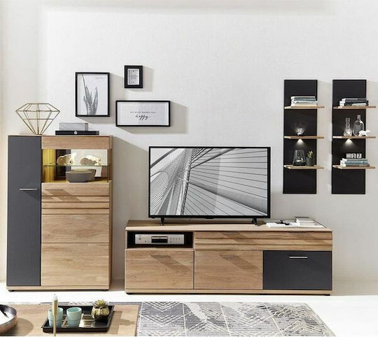 Βιβλιοθήκες Achat Με Led 2τμχ (2τμχ) 32x25x110εκ. Βιβλιοθήκες Achat Με Led 2τμχ (2τμχ) 32x25x110εκ.