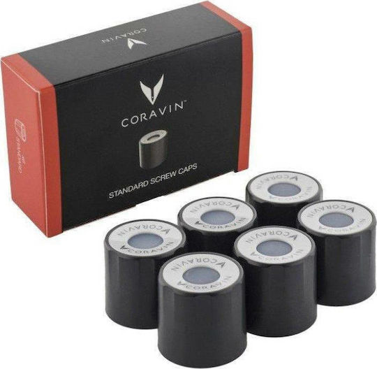 Coravin Σετ Πώματα Κρασιού Stelvin Αξεσουάρ Ποτών 6τμχ 995014