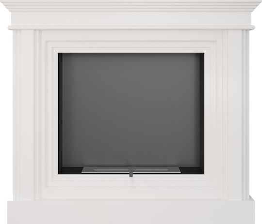 Kratki Virgo Tuv Boden Bioethanol Kamine Innenbereich Weiß 113.5x33.9x97.9cm