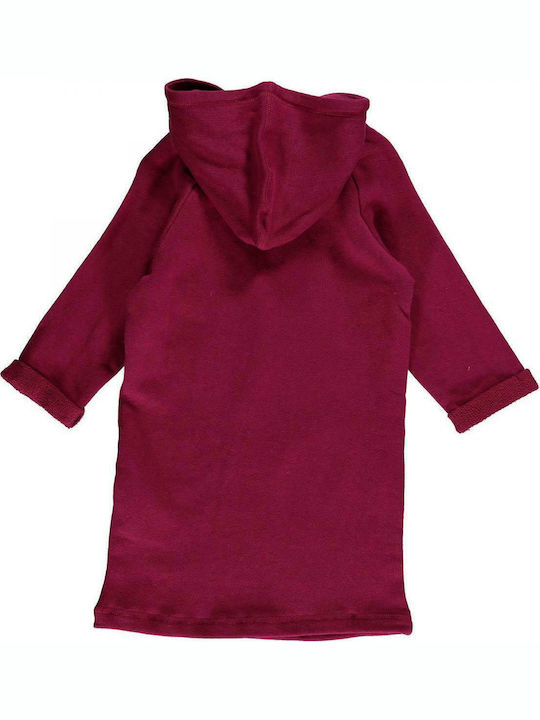 Brums Kleid Mini Abito Felpa C/cappuccio 153BGIM002-768 Fuchsia Mädchen