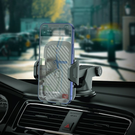 Hoco CA76 Car Mobile Mount 4.5" - 6.5" with Adjustable Hooks Black