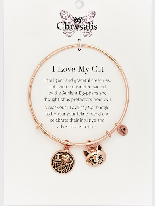 CHRYSALIS CRBT0712RG Friends and Family Rose Gold Brass Bracelet