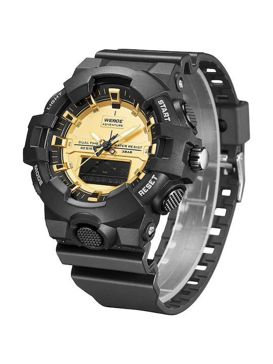 Weide Watch Battery with Rubber Strap