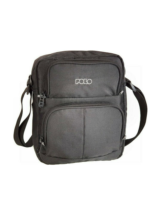Polo Gate Large Ανδρική Τσάντα Ώμου / Χιαστί σε Μαύρο χρώμα