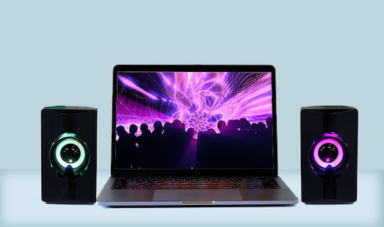 Andowl Q-T124 2.0 Speakers 3W Black