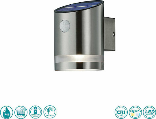 Trio Lighting Salta Соларна Светлина 3W 165лм Топло бяло 3000К с Фотоклетка IP44 9смx13смсм.