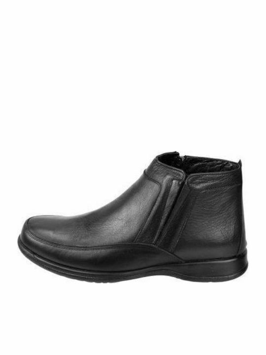 Safe Step Leder Damenstiefel Schwarz