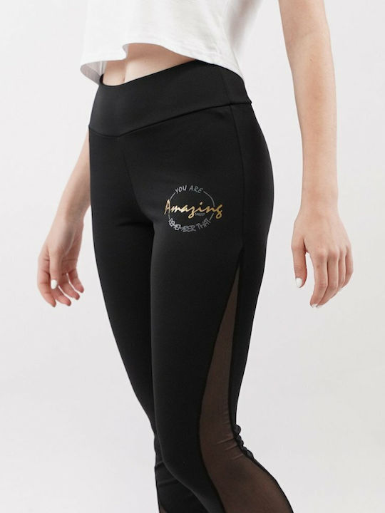 65764 Women's Capri Training Legging Black
