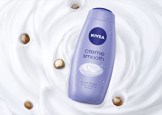 Nivea Cream Smooth Creamy Bubble Bath with Shea Butter for Nourishing 250ml