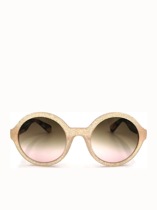 Kate Spade Khrista Sunglasses Χρυσά with Acetate Frame & Brown Lens
