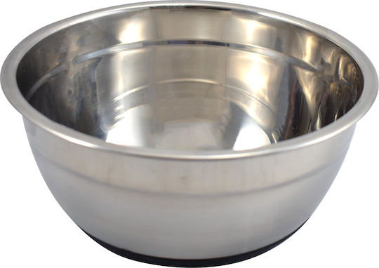 Chios Hellas Stainless Steel Mixing Bowl Capacity 2.4lt with Diameter 22cm and Height 10cm.