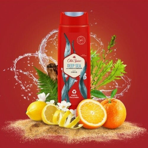 Old Spice Deep Sea Shower Gel for Men 400ml