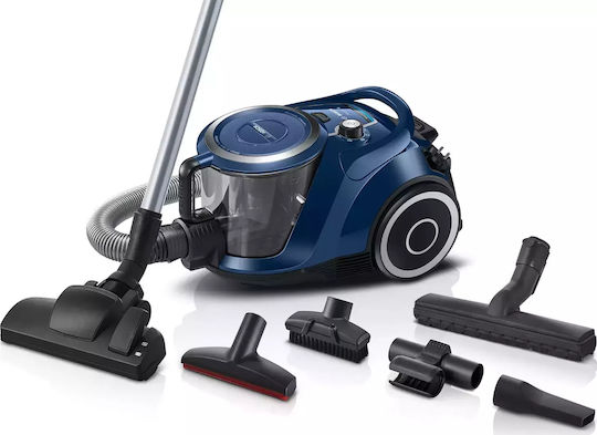 Bosch BGC41X36 Ηλεκτρική Σκούπα 700W με Κάδο 3lt Μπλε