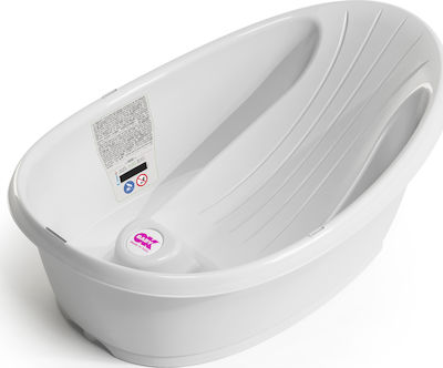 OK Baby Baby Bath Onda 3 with Thermometer White