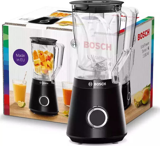 Bosch Serie 4 Блендер с Кана Тритан 1,5 л 1200W Черен