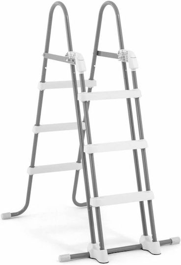 Intex Prism Metal Frame Πισίνα 8.418lt με Μεταλλικό Σκελετό 400x200x122εκ. Γκρι