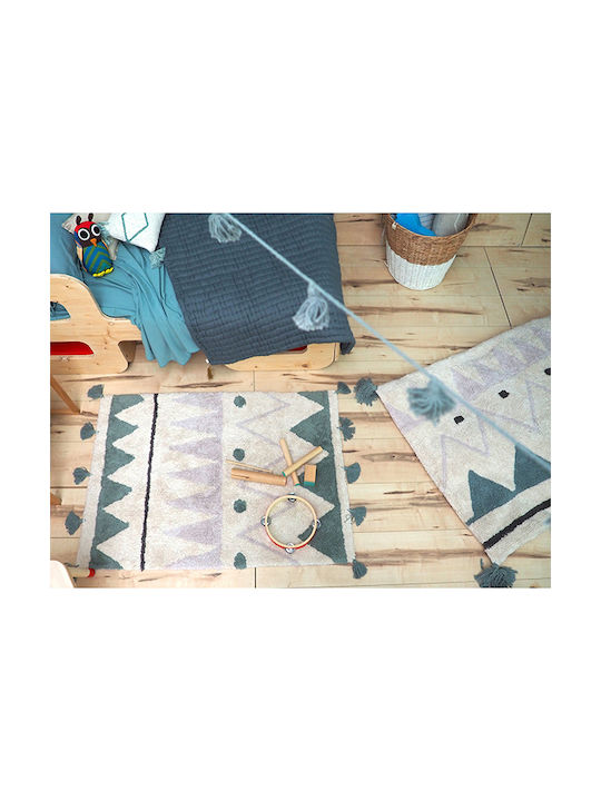 Lorena Canals Handmade Kids Cotton Rug Mini Azteca 70x100cm