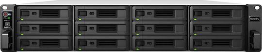 Synology RackStation RS3621RPxs NAS Rack cu 12 sloturi pentru HDD/SSD și 4 porturi Ethernet