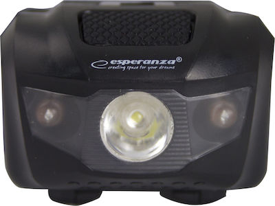 Esperanza Φακός Κεφαλής LED Αδιάβροχος με Μέγιστη Φωτεινότητα 150lm
