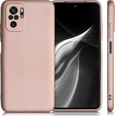 KWmobile Задна корица Силикон Устойчив на удар Metallic Rose Gold (Redmi Note 10 / 10s / Poco M5s - Редми Ноут 10 / 10с / Поко М5с) 54542.31