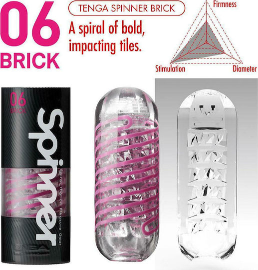 Tenga Spinner Masturbator Brick Мастурбатор 1бр