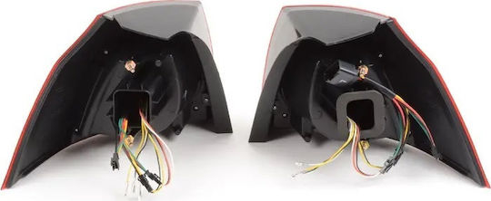 JOM Taillights Led for Volkswagen Golf mk5 (V) Black 2003-2008 2pcs